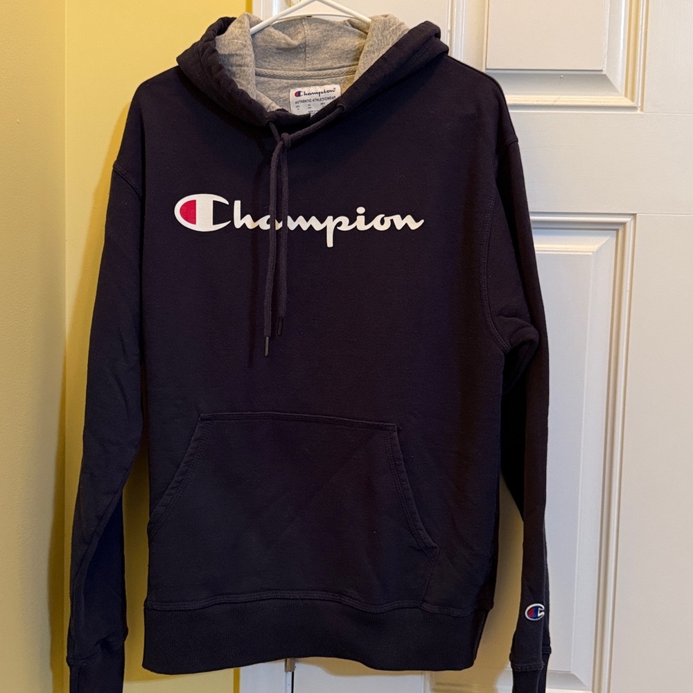 Champion Dark Blue Pullover Hoodie